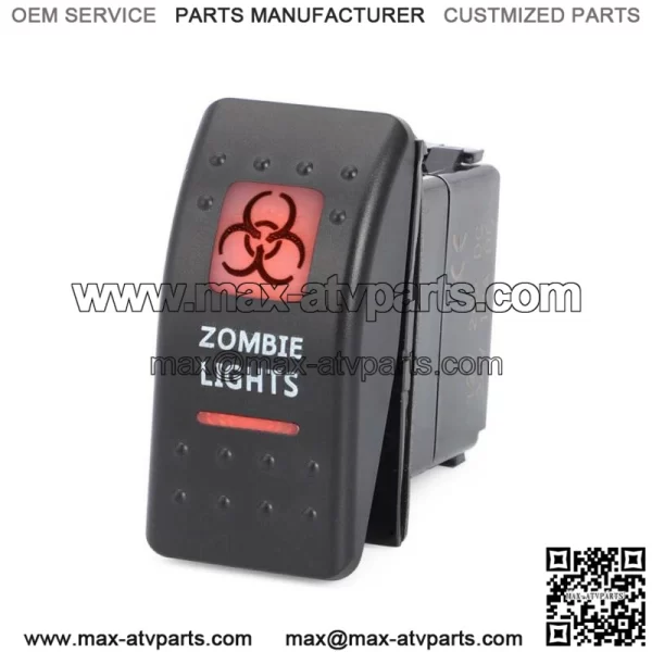ZOMBIE LIGHTS SWITCH - AMBERORANGE  FOR CAN-AM MAVERICK X3 COMMANDER ROCKER - Image 2