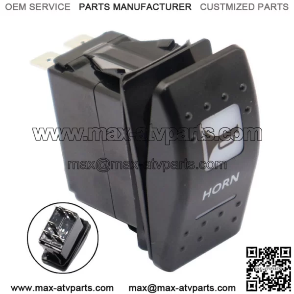 New Horn Switch Rocker Amber Light For CAN-AM COMMANDER MAVERICK X3 DEFENDER