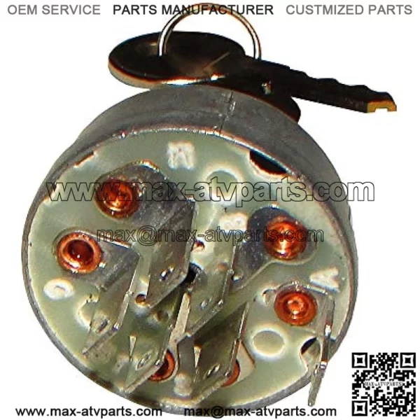 Ignition Switch w/Keys Fits John Deere Military TH 6x4 CS CX TS TX 4x2 Gators - Image 3