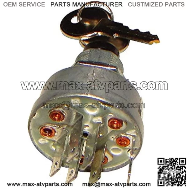 Ignition Switch w/Keys Fits John Deere Military TH 6x4 CS CX TS TX 4x2 Gators - Image 5