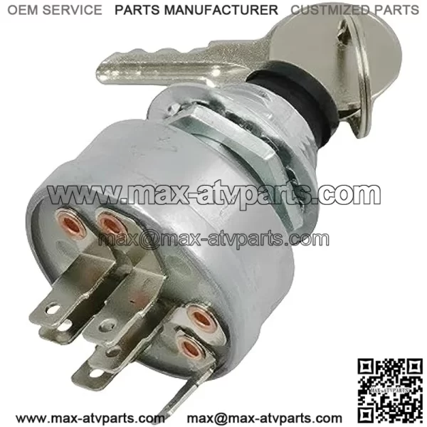 33-377 Ignition Key Switch AM101561 430-128 AM107076 for John Deere F910 F925 F930 RX73 RX75 RX95 SX95 SX75 SX95 STX30 STX38 130 165 170 175 180 185 1905 Mower