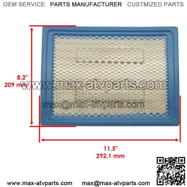 2x Air Filter and Oil Filter Pack For Polaris Ranger Crew XP 1000 2017-2018 (For: Polaris) - Image 2