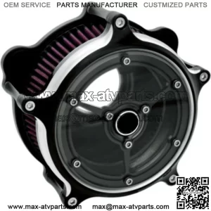 Roland Sand Black Clarity Contrast Air Cleaner Filter Harley Touring Softail M8 (For: Harley-Davidson)
