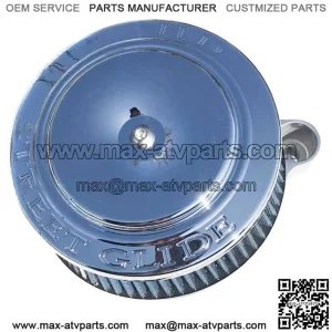 Raw Sucker High Flow Air Cleaner Intake Filter Chrome STREET GLIDE Cover Harley (For: Harley-Davidson)