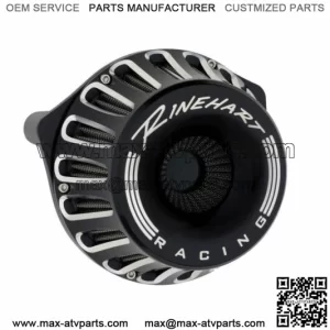 Rinehart Black Moto Intake Inverted Air Cleaner Filter Stage 1 88-2018 Harley XL (For: Harley-Davidson)