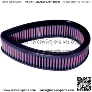 Tear Drop Flux Torch Air Filter Cotton Washable Reusable Harley Street Metal (For: Harley-Davidson)
