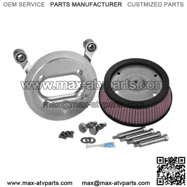 Natural Big Sucker Air Cleaner Filter Kit Harley Early EFI Touring (For: Harley-Davidson)