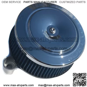 Raw Sucker High Flow Air Cleaner Intake Filter Chrome SOFTAIL Cover Kit Harley (For: Harley-Davidson)