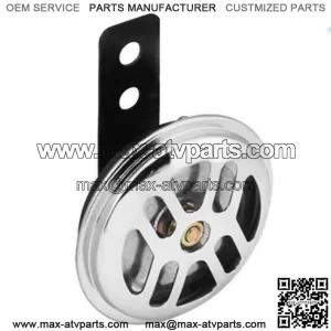 Chrome 2 1/2" 12 Volt Mini Horn Custom Harley Yamaha Honda Suzuki Chopper Bobber (For: Harley-Davidson)