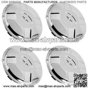 Front & Rear Wheel Hub Cover for Polaris Scrambler XP 1000 EPS 2014-2022 / 4x (For: Polaris)