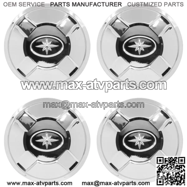 Front & Rear Wheel Hub Cover for Polaris Scrambler XP 1000 EPS 2014-2022 / 4x (For: Polaris) - Image 5