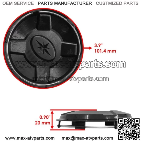 Front & Rear Left Right Wheel Hubcap Cover For Polaris Sportsman XP 1000 2015 (For: Polaris) - Image 2