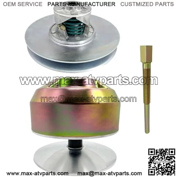 AM140985 AM140967 Primary & Secondary Drive Clutch Assembly Compatible with John Deere 4X2 Gators, Diesel Gator, Trail Gator, Worksite Gator, 1200A Bunker and Field Vehicle,AM141005,AMT27