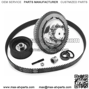 BDL Enclosed Closed 8mm 1.5" Belt Drive Primary Kit Clutch Harley Softail 90-06 (For: Harley-Davidson)