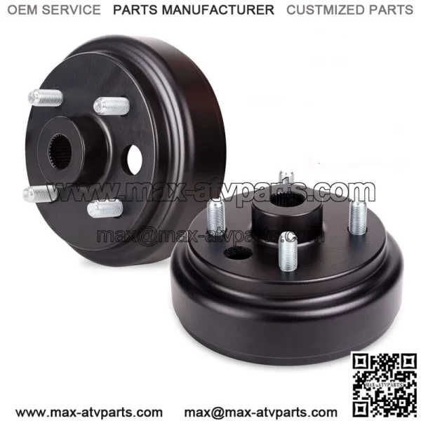 Golf Cart Brake Drum for EZGO 4 Cycle Gas Cart 21807-G1, Large Hole  (2 Packs) - Image 2