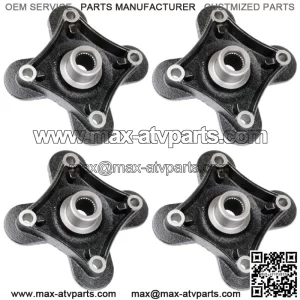 Front Rear Wheel Hub for Polaris RZR XP 1000 2014-20 / RZR XP 4 1000 2014-17 /4X (For: Polaris)