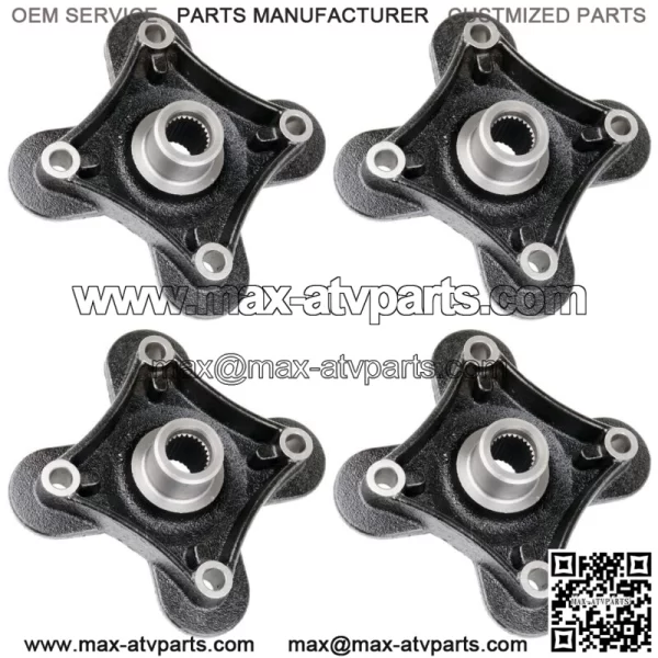 Front Rear Wheel Hub for Polaris RZR XP 1000 2014-20 / RZR XP 4 1000 2014-17 /4X (For: Polaris)