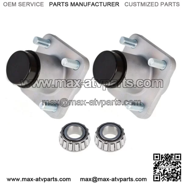 2 For 1982-2002 Models Club Car DS Golf Cart Front Wheel Hub Kit Bearings Seals