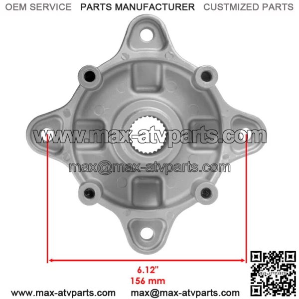 Rear Wheel Axle Hub for Polaris Sportsman 800 4X4 EFI 2007 2008 2009 2010-2015 (For: Polaris Sportsman 800) - Image 2