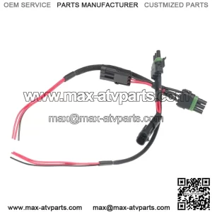 Two Tail Light Auxiliary Power Plug Quick Harness for 17-23 Can-Am Maverick X3