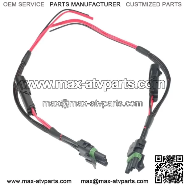 Two Tail Light Auxiliary Power Plug Quick Harness for 17-23 Can-Am Maverick X3 - Image 4