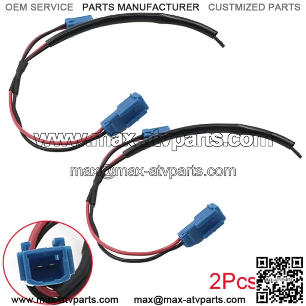 2Pcs Power Plug Connector Pigtail Wiring Accessory For Can-Am Maverick X3 4x4