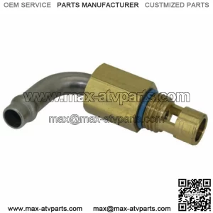 Super E/G Carburetor Carb Fuel Supply Line 90 Fitting Inlet Swivel Harley (For: Harley-Davidson)