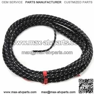 Replica Vintage Black Covered Cloth OEM Replacement Wire Harley Antique Panhead (For: Harley-Davidson)