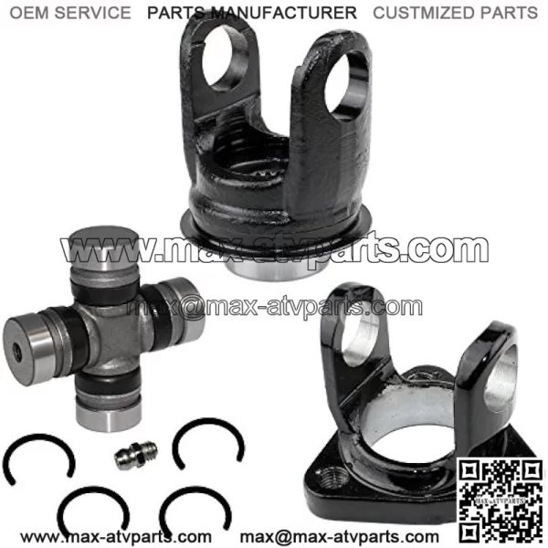 Rear Drive Shaft Pairing Yokes Compatible with Suzuki Lt-A400 Eiger 400 2X4 Auto 2002-2007