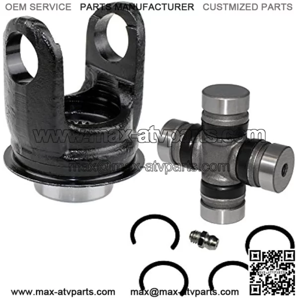 Rear Drive Shaft Yoke with U-Joint Compatible with Suzuki Lt-F400 Eiger 400 2X4 Man 2002-2007