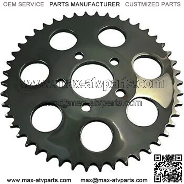 1210-1848: Black 530 Chain Conversion Rear Sprocket 48-Tooth