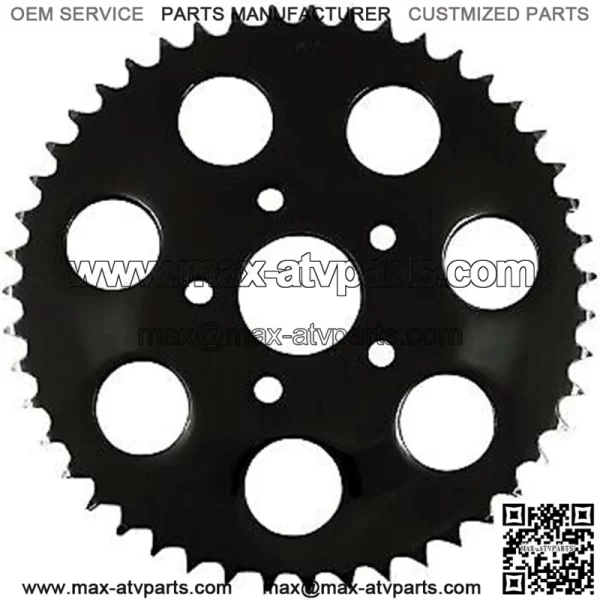 1210-1832: Black Rear Wheel Sprocket 46 tooth