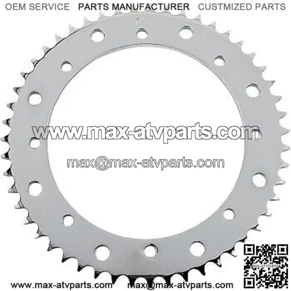 1210-2668: Chrome 51-Tooth Rear Sprocket