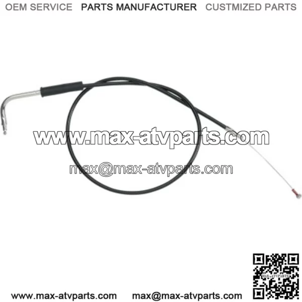 Black Vinyl Throttle Cable 38" Stock OE 56327-96 Harley Touring 96-01 FLHT FLTR (For: Harley-Davidson)