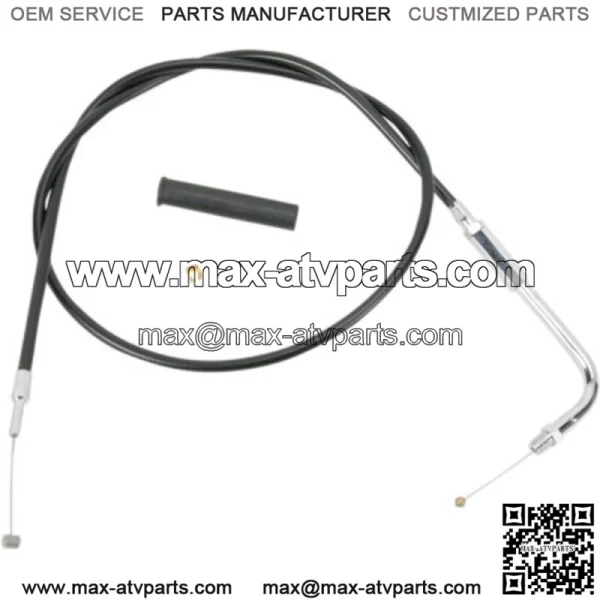 Black Vinyl Throttle Cable 30" Stock Length OEM 56884-07 Harley Sportster XL 07+ (For: Harley-Davidson)
