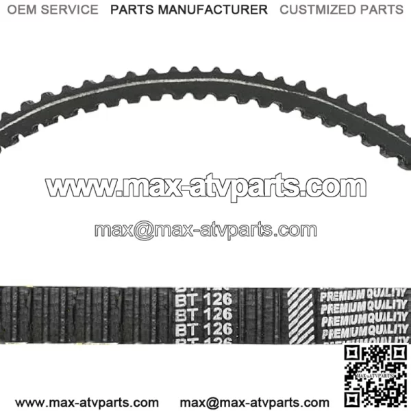 Drive Belt Compatible with Suzuki Lt-A400F Lta400F Eiger 400 4X4 Auto 2002-2007 V-Belt - Image 4