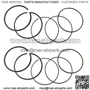 2 Sets of  Standard Bore Piston Rings fits Kawasaki 650 ATV's 80mm