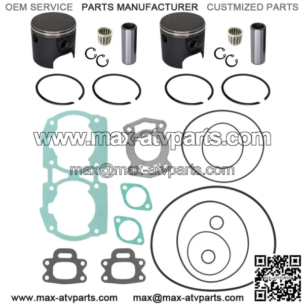 Standard Bore Top End Repair Kit for Sea-Doo 580 1990-1996 76mm