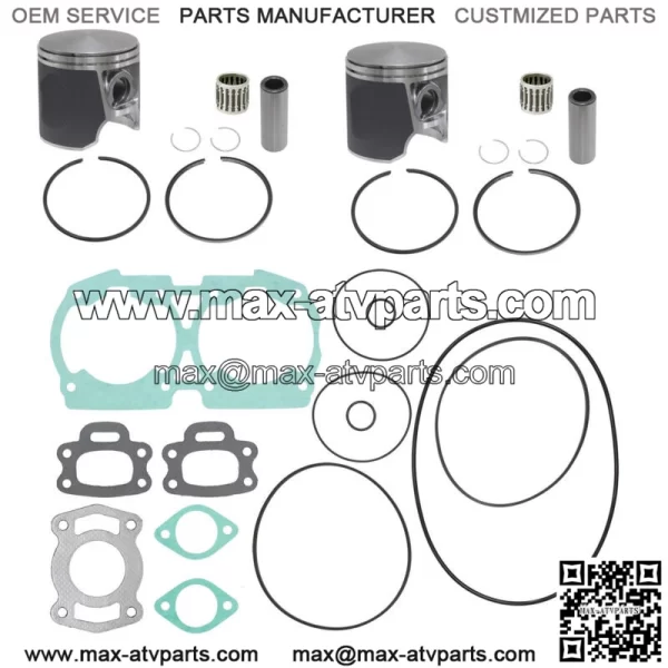 Standard Bore Top End Repair Kit for Sea-Doo 650 1993-96 XP GTX SPX 78mm