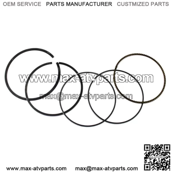 .020 Over Bore Piston Rings for Kawasaki 300 Bayou Lakota Prairie 76.5mm