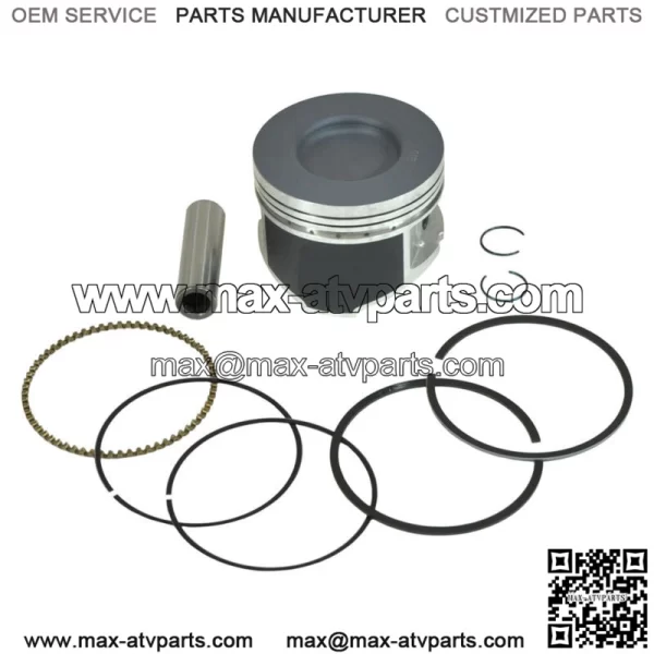 .020 Over Bore Piston Kit for Kawasaki Mule 2500 2510 3000 3010 76.5mm