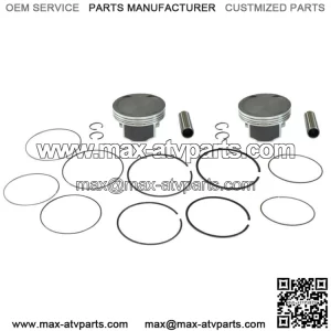 2  Standard Bore Size C Piston Kits for Kawasaki 800 Teryx & Teryx-4 85mm
