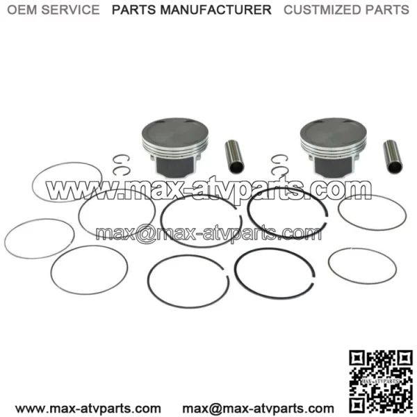 2  Standard Bore Size C Piston Kits for Kawasaki 800 Teryx & Teryx-4 85mm