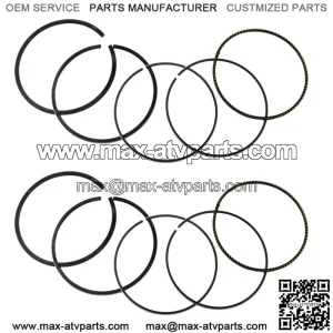 2 Sets  .020 Over Bore Piston Rings for Kawasaki KFX700 Prairie 700 82.5mm