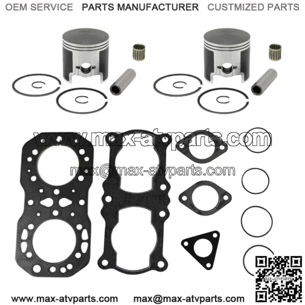 Standard Bore Top End Repair Kit for Polaris Snow 1989-1995 500 L/C 72mm