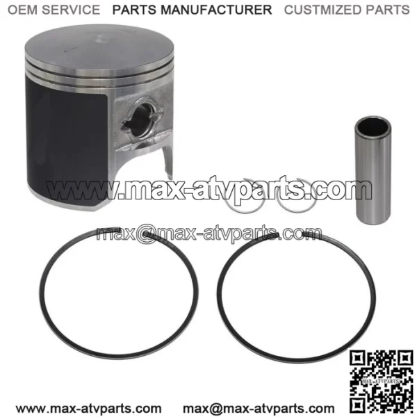 Piston Kit fits Kawasaki 1986-1996 650 SX X2 TS SC .020 Over Bore 76.5mm