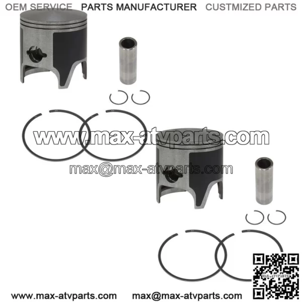 2  .040 Over Bore Piston Kits for Yamaha many Phazer & Venture 480 & 500 73mm