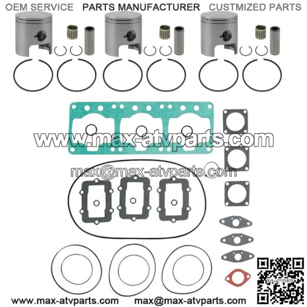 Standard Bore Top End Repair Kit for Ski-Doo Formula III 600 64.5mm