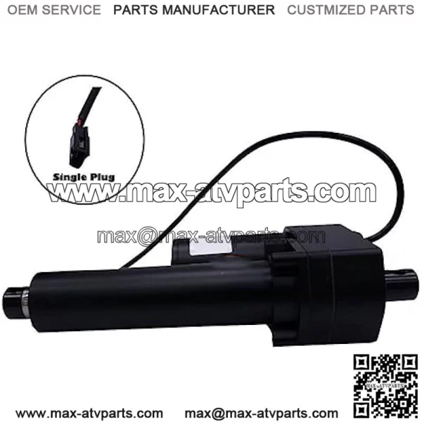 12V BM23765 Actuator AM133408 AM131228 Compatible with John Deere Utility Vehicle Gator 4X2 6X4 Trail WORKSITE TH TS TX M-Gator (Old Type Single Plug) - Image 2