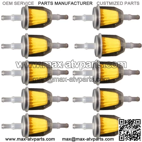 10 Fuel Filters AM1163041 Fits John Deere 4x2 6x4 4x4 UTV Fits Gator TX Turf - Image 2